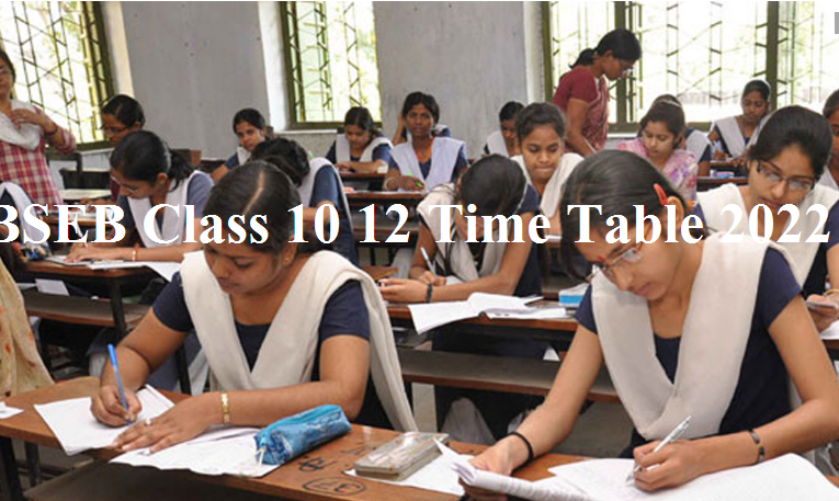 BSEB Class 10 12 Time Table 2022 Released