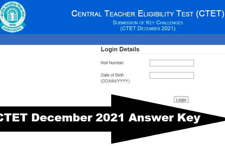 CTET December 2021 Provisional Answer Keys Released