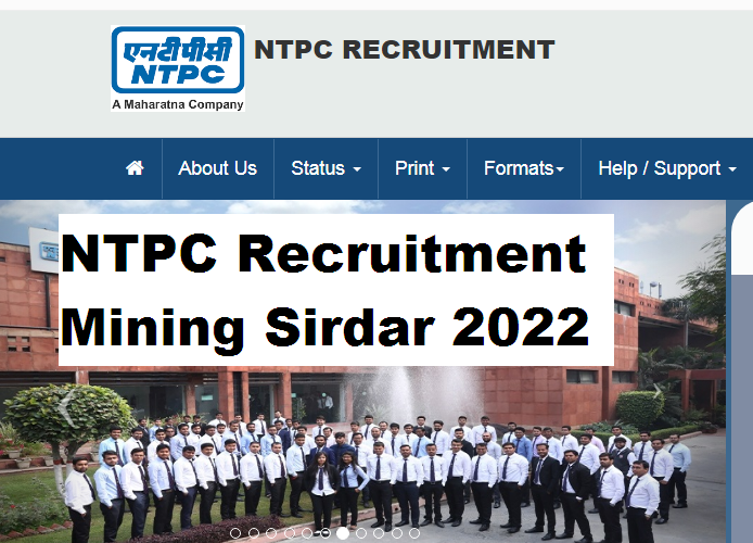 NTPC Recruitment Mining Sirdar 2022