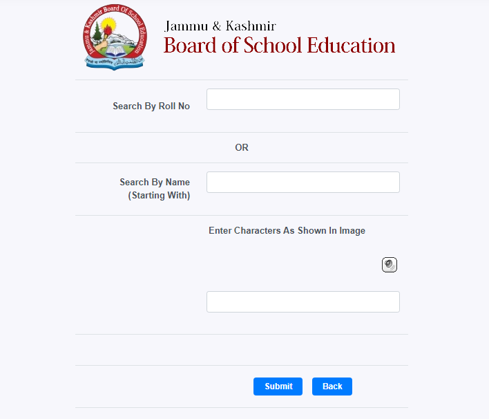 Jammu & Kashmir Board Class 12 Result 2022