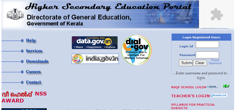 Kerala DHSE Time Table 2022 Plus 2 Model Exam