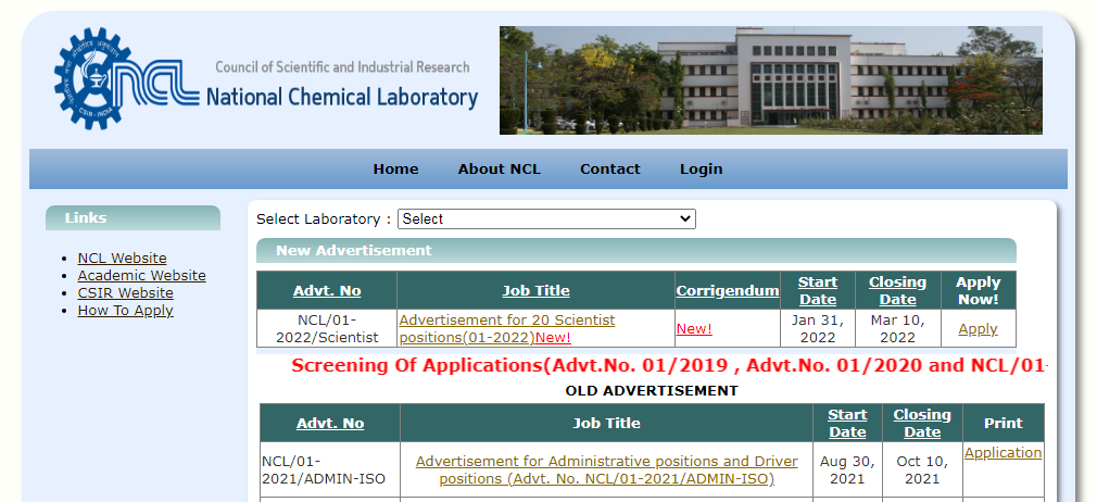CSIR NCL Scientist Recruitment 2022