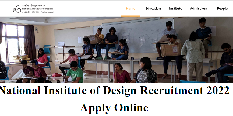 National Institute of Design Recruitment 2022 Apply Online
