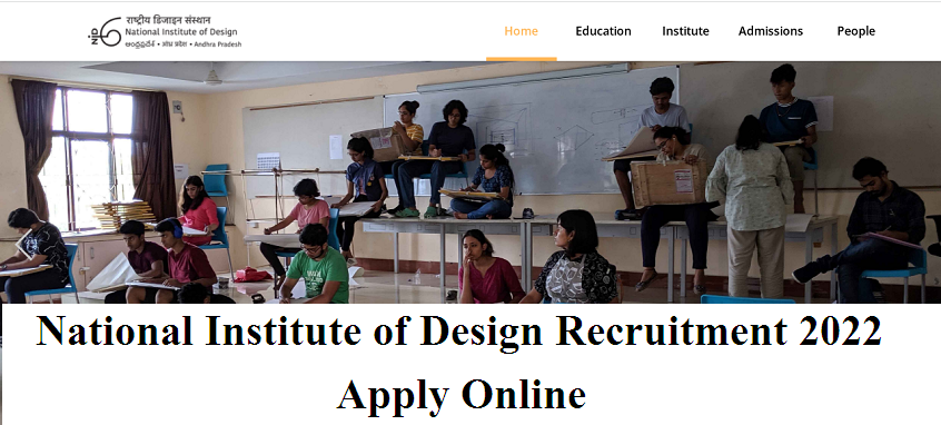 National Institute of Design Recruitment 2022