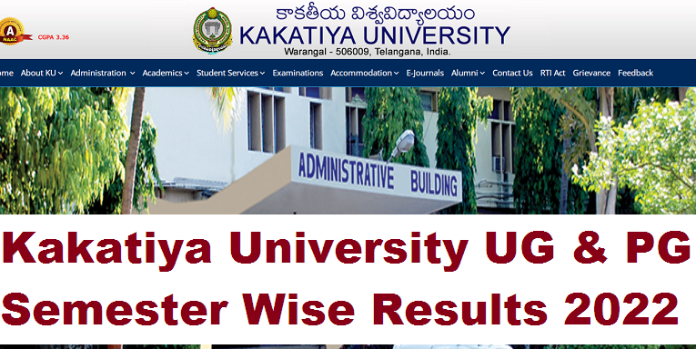 Kakatiya University UG & PG Semester Results at https://kuexams.org
