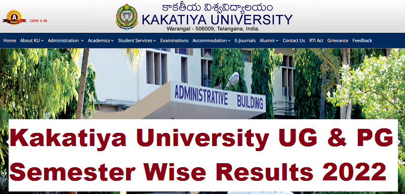 Kakatiya University Results 2022