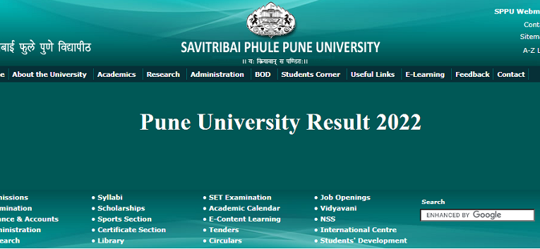 Savitribai Phule Pune University Result 2022 Released For UG & PG Semester