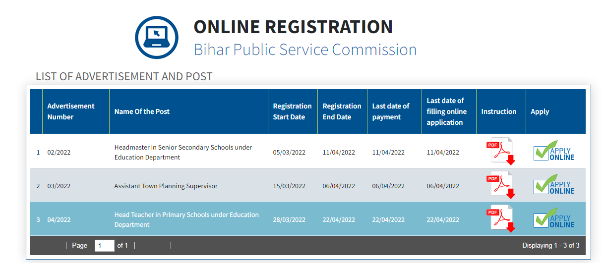 BPSC Bihar Recruitment 2022