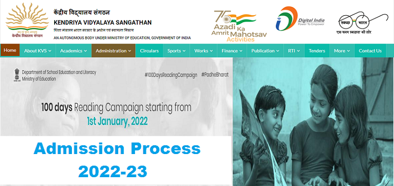 Kendriya Vidyalaya Admission Process 2022-23