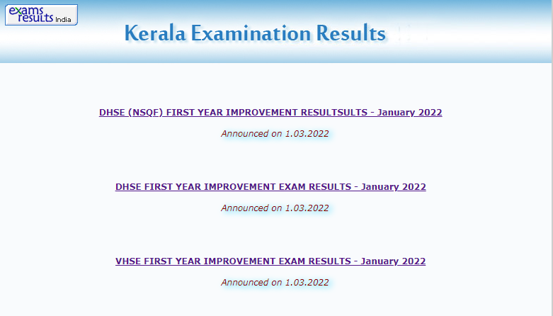 DHSE Kerala Result 2022