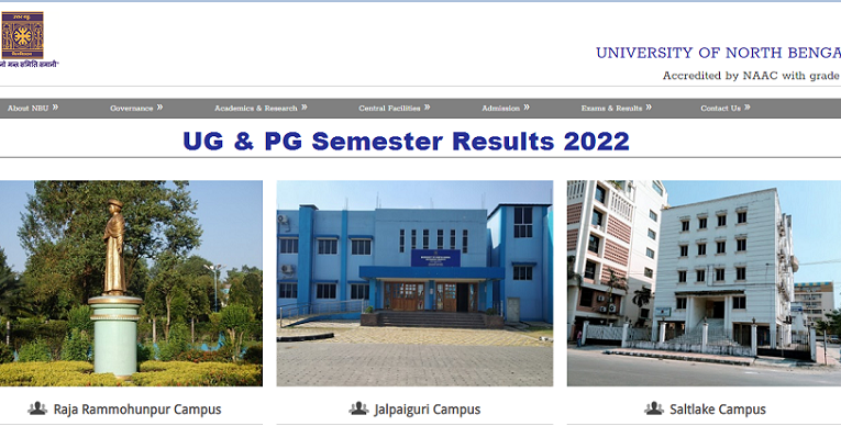 University of North Bengal UG & PG Semester Results 2022 For BA B.Com B.Sc Released Download Here
