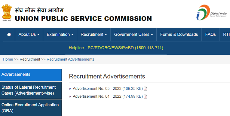 UPSC Recruitment 2022 Released for various posts, how to apply 