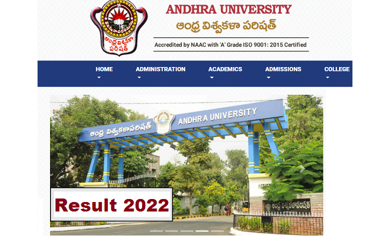 Andhra University Results 2022