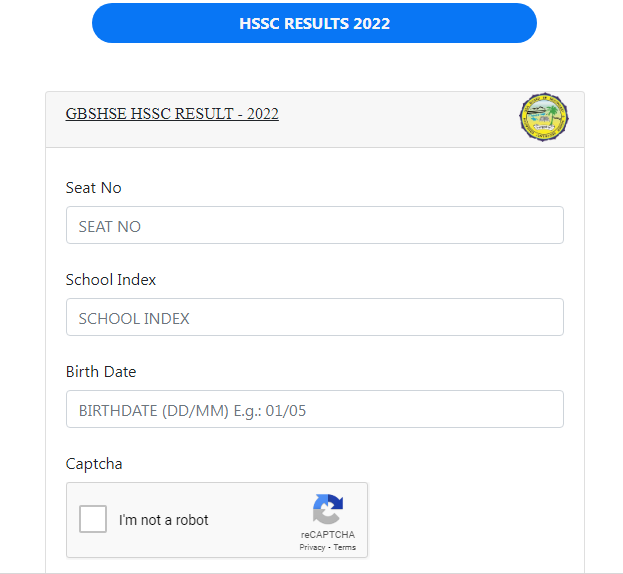 Goa Board Class 12th Result 2022