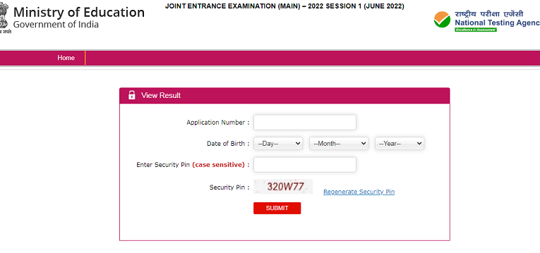 JEE Main Exam 2022 Result Released : Direct Link To Check Result 