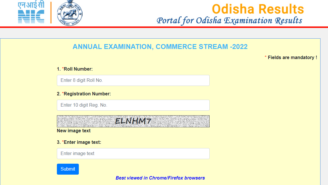 Odisha Class 12 Science Commerce Result 2022