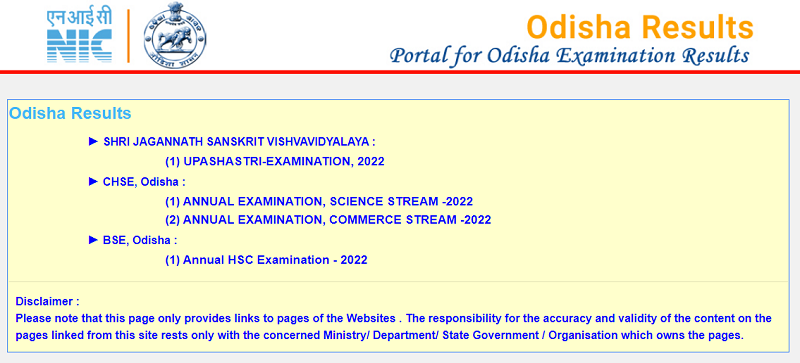 Odisha Class 12 Science Commerce Result 2022