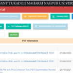 PET Exam 2022 Online Application