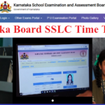 Karnataka Board SSLC 2023 Exam Final Time Table
