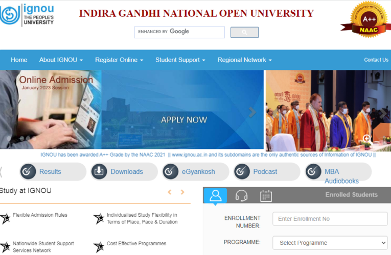 IGNOU TEE December 2022 result out at ignou.ac.in