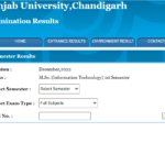 Panjab University Result 2023 Download