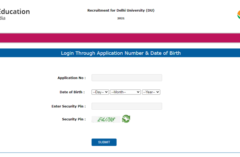 Delhi University Non-Teaching recruitment examination admit card released download here