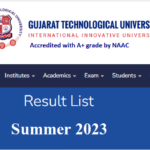 GTU UG PG Result 2023