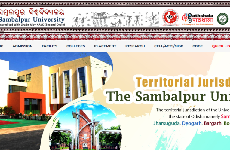 Sambalpur University Exam Result 2023