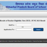 HP TET Result 2023