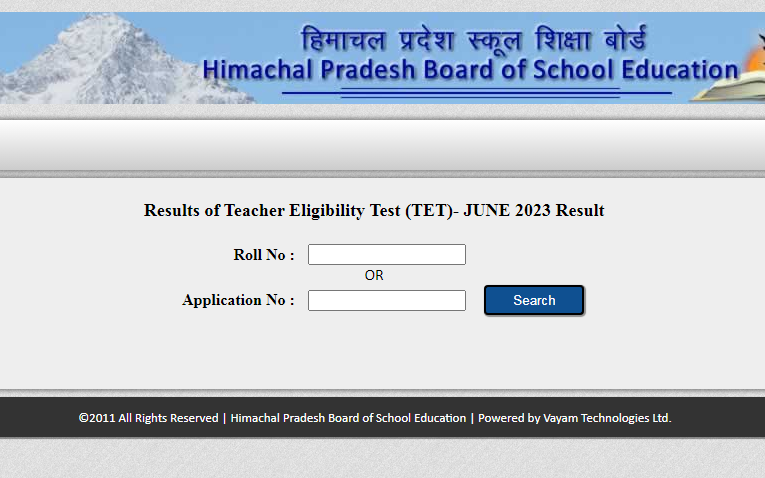 HP TET Result 2023 Announce Check Here Score Card 