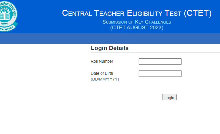 CTET 2023 Answer Key Released at ctet.nic.in, know how to download