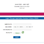 CSIR UGC NET 2023 Admit Card