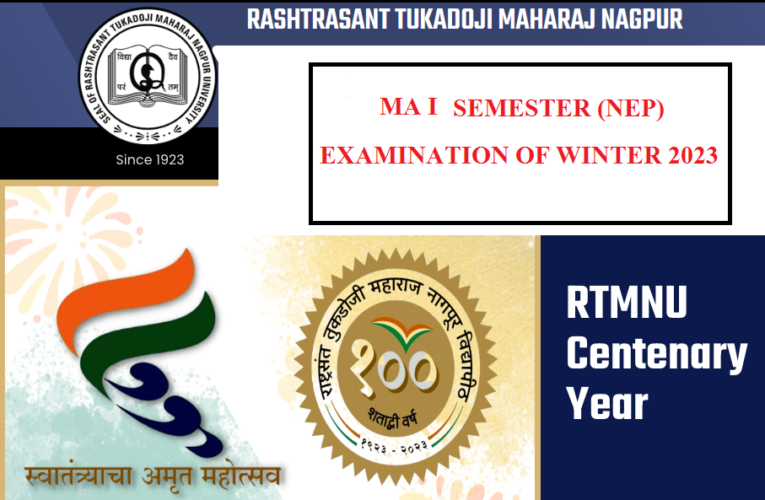 RTMNU MA 1 Sem NEP New & Old Time Table Winter 2023
