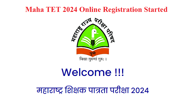 MAHA TET 2024 Online Application