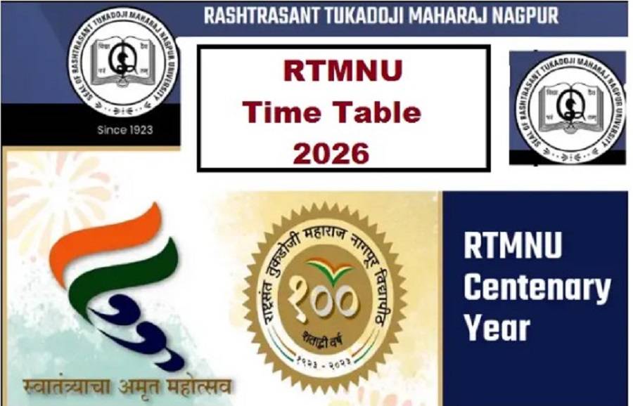 RTMNU Time Table Winter 2026
